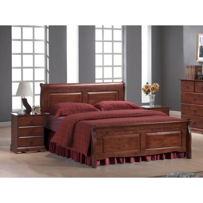 Pat din lemn culoare cires Boston