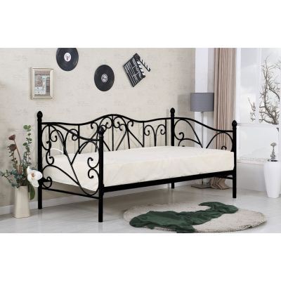 Pat / divan din metal Sumatra Black Pat / divan din metal Sumatra Black