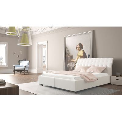 Pat tapitat cu piele ecologica Madison Prestige Pat tapitat cu piele ecologica Madison Prestige