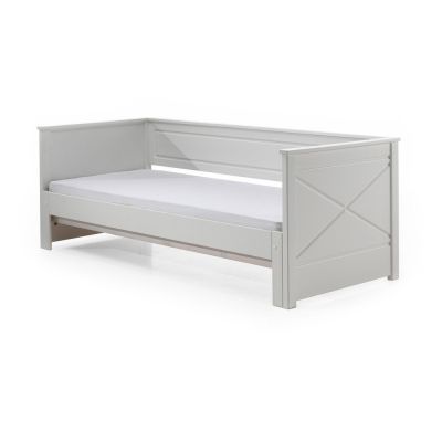 Pat pentru copii alb cu extensie suplimentară 180x200/90x200 cm PINO – Vipack