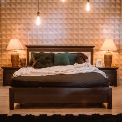 Pat Dormitor Saigon Cantori, Dimensiune Saltea 160 X 200 Cm, Cu Tablie Tapitata