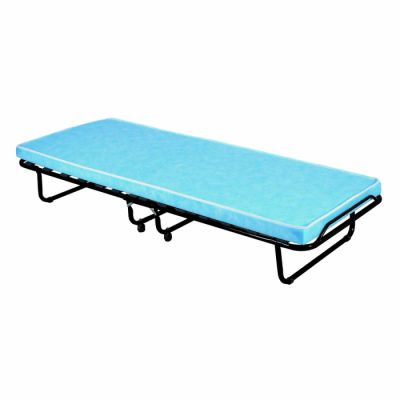 Pat pliant, 80x190 cm, include saltea H7 cm, suport saltea 14 lamele, 4 roti