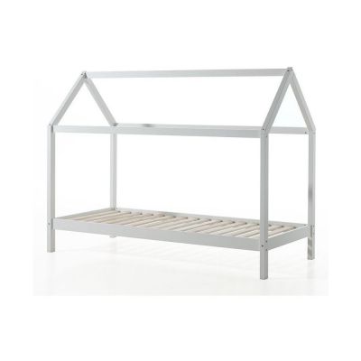Pat pentru copii 90x200 cm alb cu formă de căsuță Dallas - Vipack