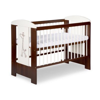 Patut Little Giraffe Wenge Klups din lemn pentru copii