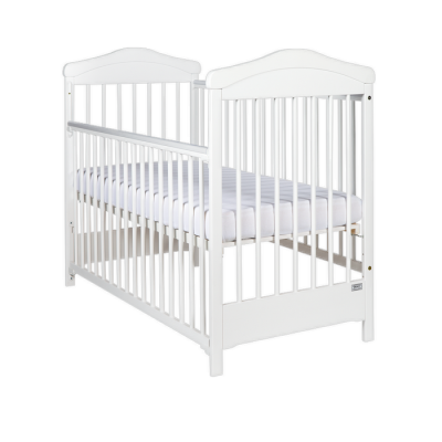 Patut pentru copii Hippo culisant Alb + Saltea Cocos 8 Cm