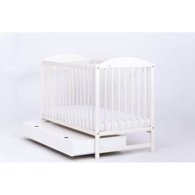 Patut pentru copii Drewex Lulaya cu sertar Alb