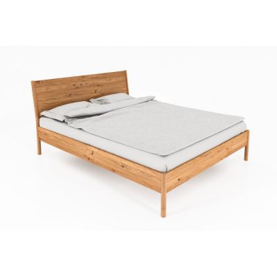 Pat din lemn de stejar 90x200 cm Pola – The Beds