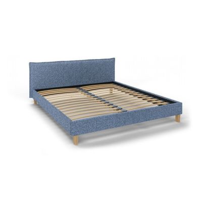 Pat matrimonial albastru cu tÄu0083blie Èu0099i somierÄ160x200 cm Tina âu0080Ropez