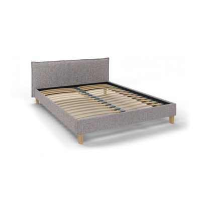 Pat matrimonial gri cu tÄu0083blie Èu0099i somierÄ160x200 cm Tina âu0080Ropez