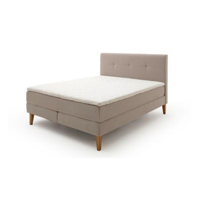 Pat boxspring bej 160x200 cm Stockholm – Meise Möbel