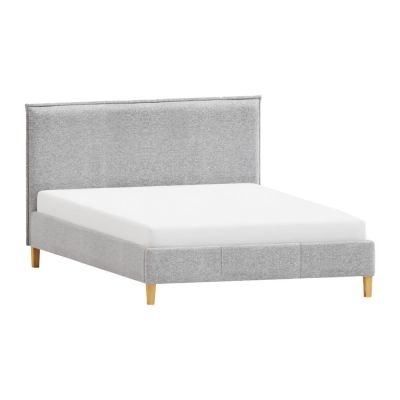 Pat matrimonial bej tapiÈu009Bat cu somierÄ140x200 cm Tina âu0080Ropez