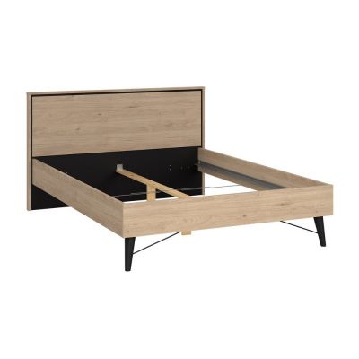 Pat matrimonial în culoare naturală fără somieră 140x200 cm Ry – Tvilum