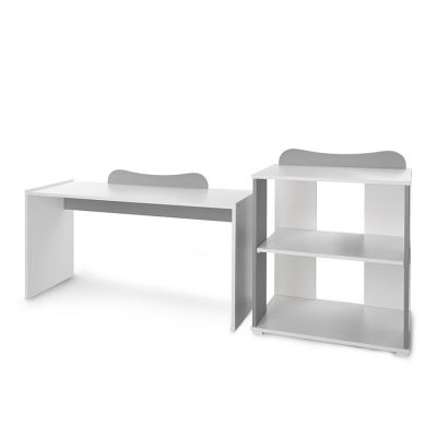 Patut modular multifunctional 5 configurari diferite 190 x 72 cm Multi White Stone Grey