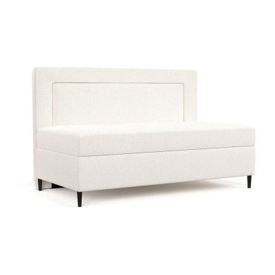 Pat crem tapițat 80x200 cm Alba – Maison de Rêve