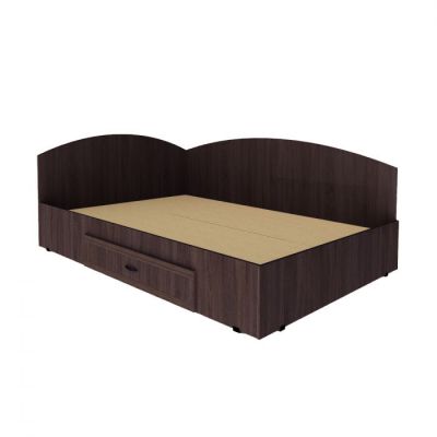 Pat de colt, cu sertar,  90x200 cm, wenge Pat de colt, cu sertar,  90x200 cm, wenge