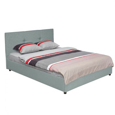 Pat tapitat ECONO I, 160x200 cm, gri verzui Pat tapitat ECONO I, 160x200 cm, gri verzui