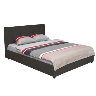 Pat tapitat ECONO I, 160x200 cm, negru Pat tapitat ECONO I, 160x200 cm, negru