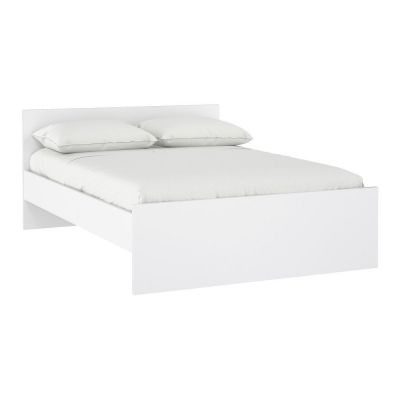 Pat matrimonial alb 140x190 cm Naia – Tvilum