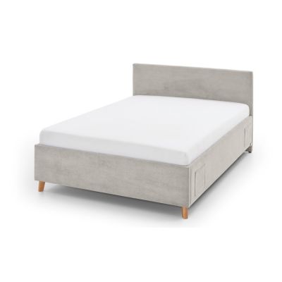 Pat pentru copii bej cu spațiu de depozitare 140x200 cm Cool – Meise Möbel