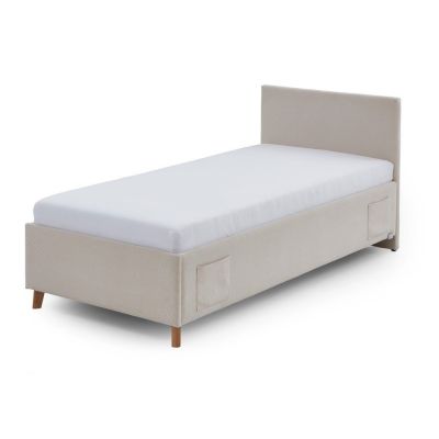 Pat pentru copii bej cu spațiu de depozitare 90x200 cm Cool – Meise Möbel