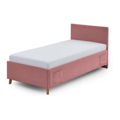 Pat pentru copii roz cu spațiu de depozitare 90x200 cm Cool – Meise Möbel