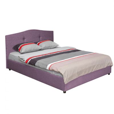 Pat tapitat ECONO II, mov deschis, 160x200 cm Pat tapitat ECONO II, mov deschis, 160x200 cm