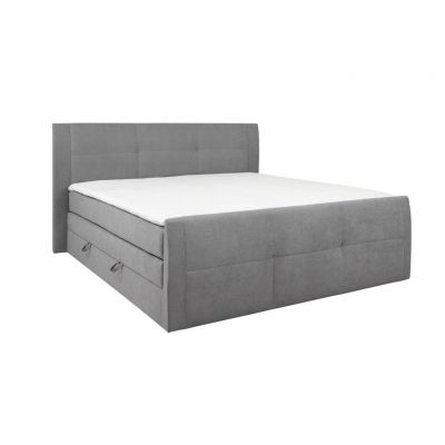 Boxspring, 160/200 cm, gri