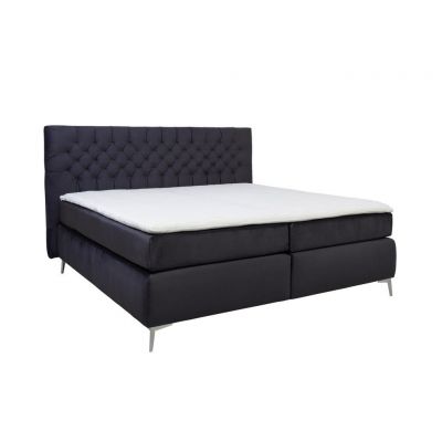 BOXSPRING, 160/200 cm, negru