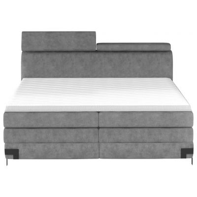 Boxspring, 184/108-119 cm, antracit