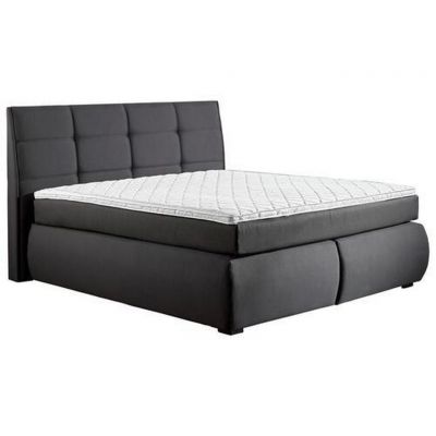 Boxspring, 160/200 cm, gri