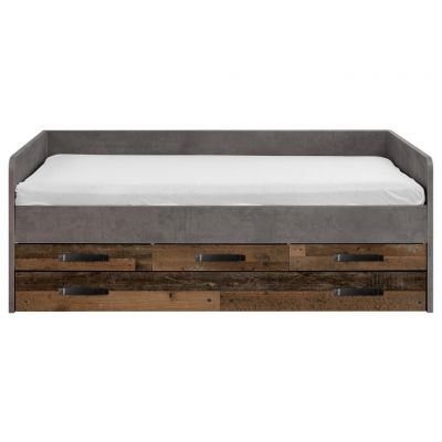 Pat Extensibil, 120/200 cm, maro, gri