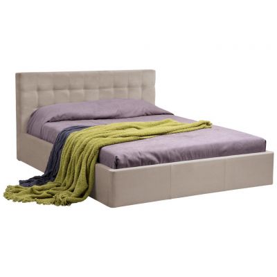 Pat Tapțat 160x200 Cm, 160/200 cm, bej