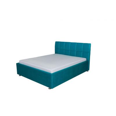 Pat Tapițat, 160/200 cm, verde închis