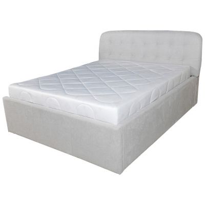 Pat Tapițat 160x200 Cm, gri