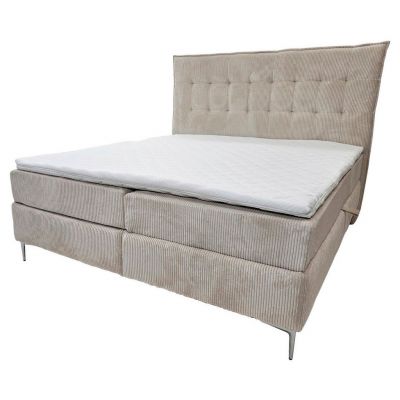 Pat Tapițat 180x200 Cm, 180/200 cm, bej