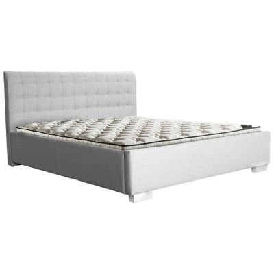 Pat Tapițat 180x200 Cm, 180/200 cm, gri