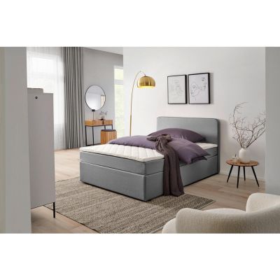 Pat Tip Boxspring, 120/200 cm, gri deschis