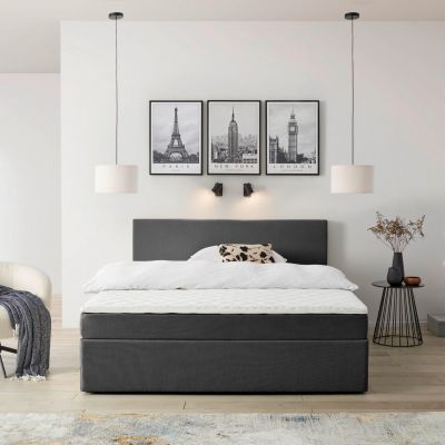 Pat Tip Boxspring, 180/200 cm, gri