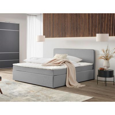 Pat Tip Boxspring, 180/200 cm, gri deschis