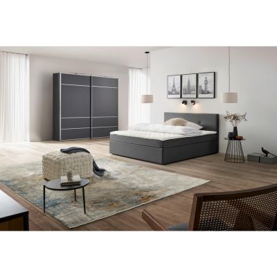 PAT TIP BOXSPRING FĂRĂ ARCURI 180/200 cm in gri