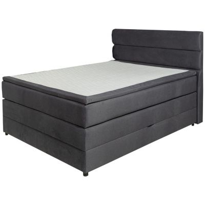 Boxspring, 160/200 cm, antracit