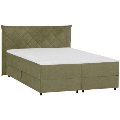 Boxspring 160x200 cm in măsliniu