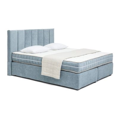 Pat boxspring albastru 160x200 cm Olia Bold Line – Bonami Selection