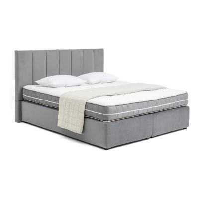 Pat boxspring gri 180x200 cm Olia Bold Line – Bonami Selection