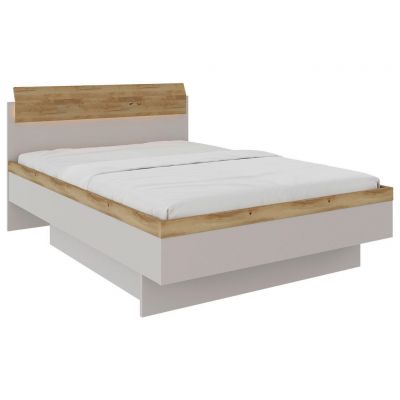 PAT 140/200 cm culoare lemn stejar, gri deschis