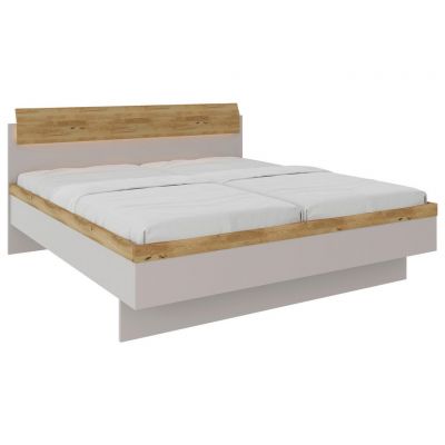 PAT 180/200 cm culoare lemn stejar, gri deschis