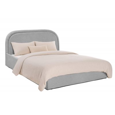 Pat Tapițat Cloud, cu somieră rabatabilă și ladă de depozitare