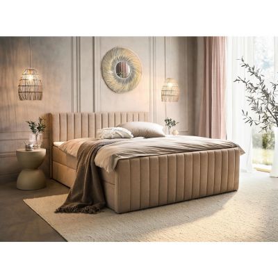 PAT TIP BOXSPRING FĂRĂ ARCURI 160/200 cm bej