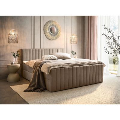 PAT TIP BOXSPRING FĂRĂ ARCURI 180/200 cm taupe