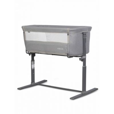Patut Co-Sleeper 2 in 1 pentru copii Colibro Nap Bassinet, cu saltea inclusa, inaltime reglabila pe 9 nivele si unghi de inclinare de 30 de grade, dimensiuni 90 x 58 cm, Dove